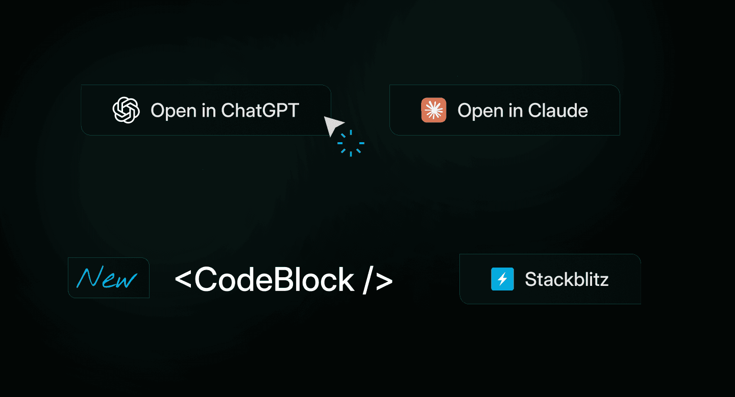 CodeBlock and Docs Improvements